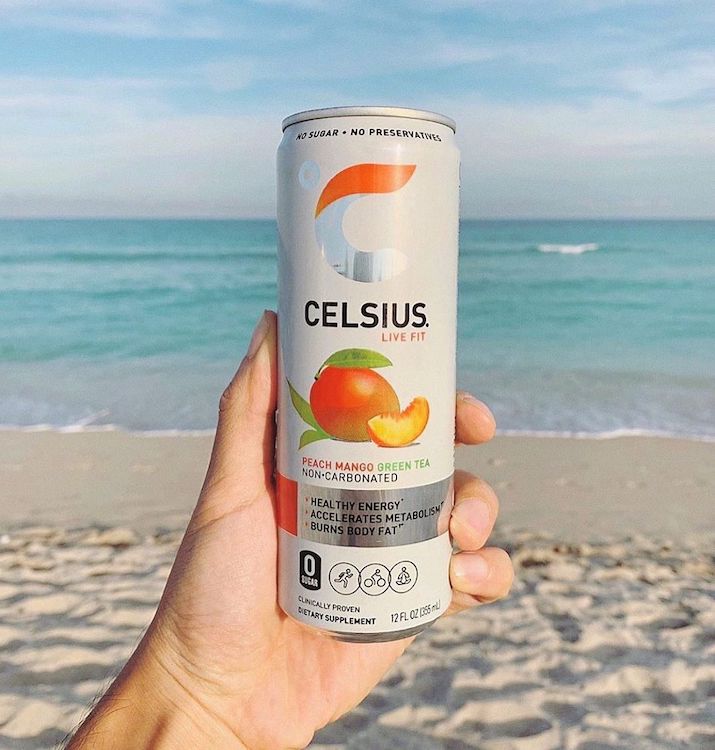 Celsius (Non-Carbonated) - Peach Mango Green Tea